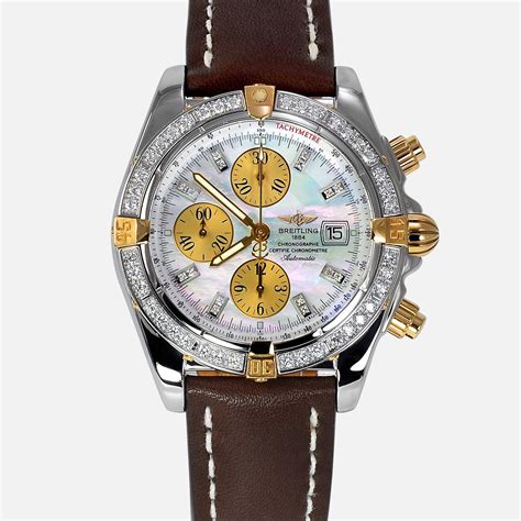 diamond watches breitling|breitling watches with diamond bezel.